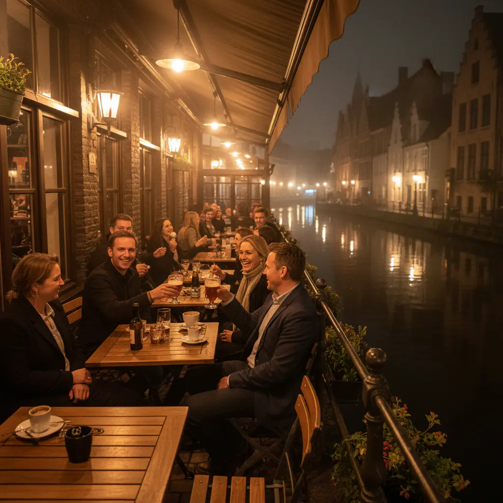 Café aan de waterkant